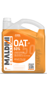Maldini Oat Coolant Orange – Antifreeze 50% - 5L