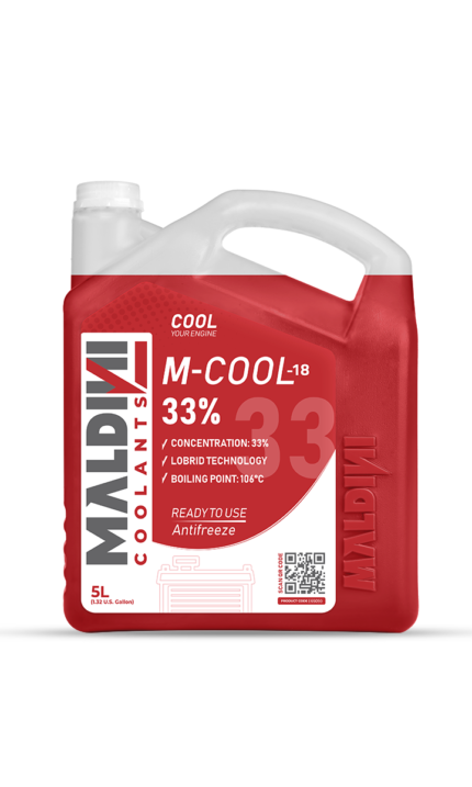 Maldini Coolant Red – Antifreeze 33% -5L